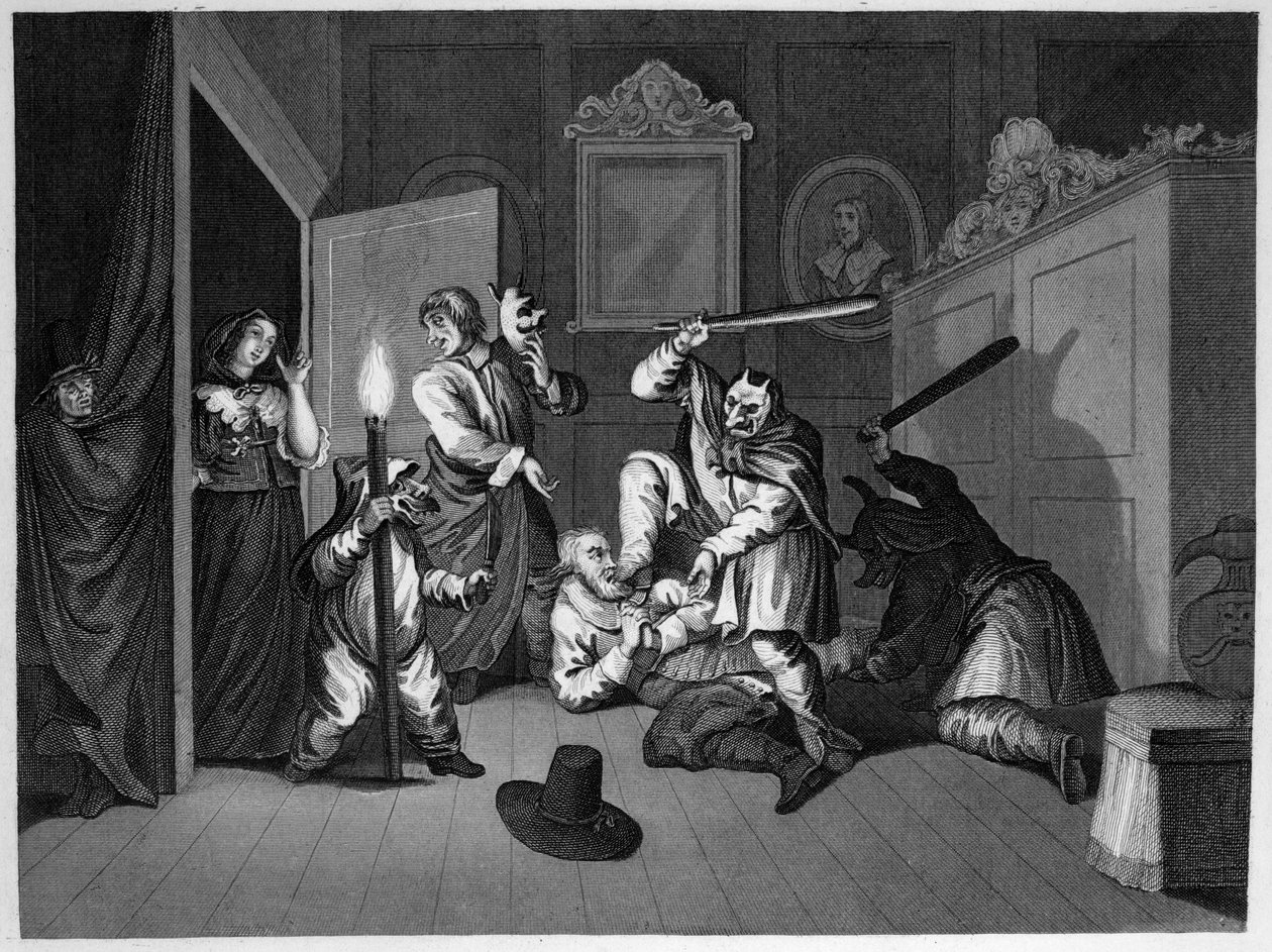 Het gemaskerde avontuur door William Hogarth