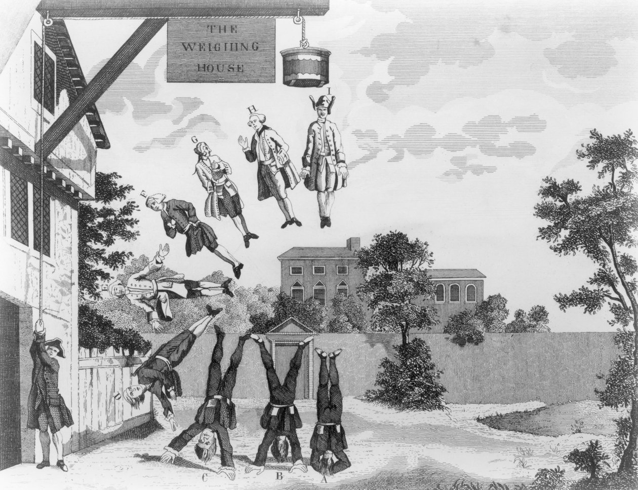 Het Weeg Huis door William Hogarth