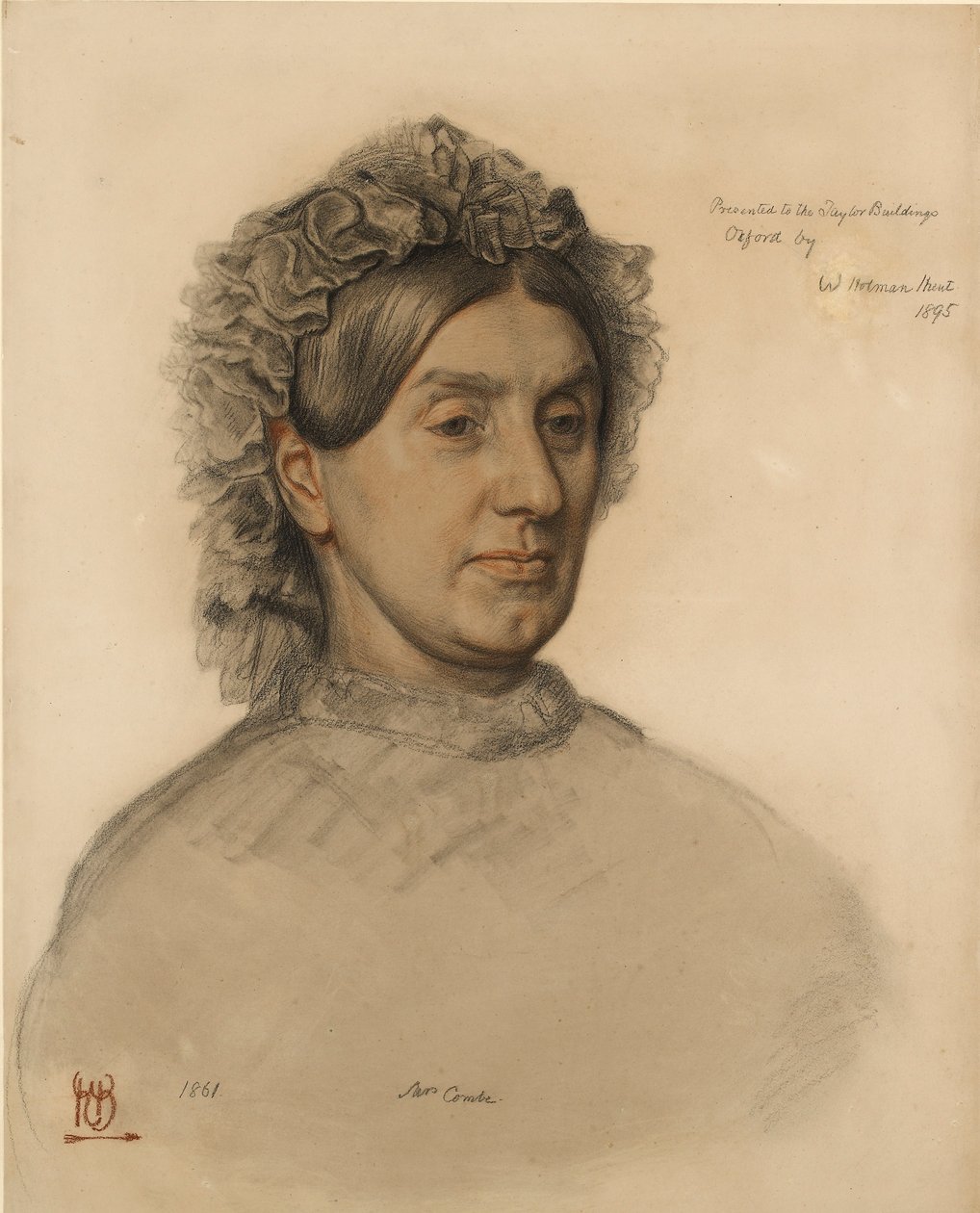 Mevrouw Thomas Combe 1806-1893, 19e eeuw door William Holman Hunt