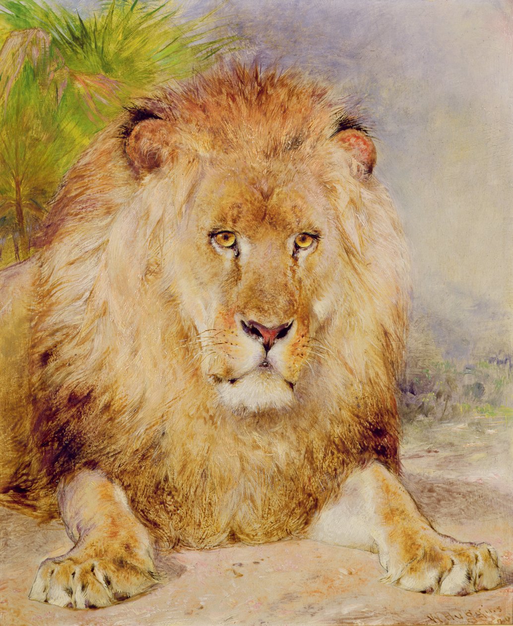 Leeuw door William Huggins
