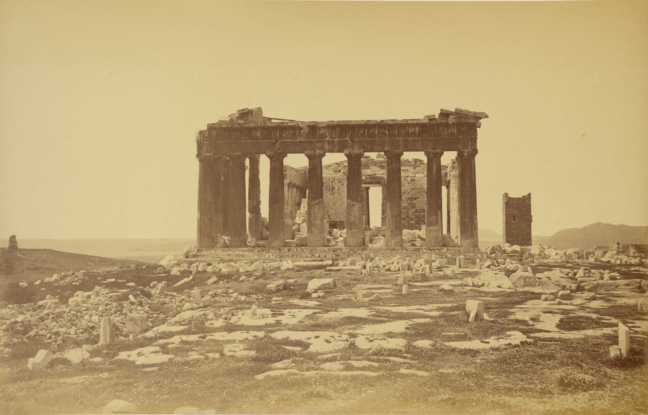 Parthenon, oosters gezicht. door William J. Stillman
