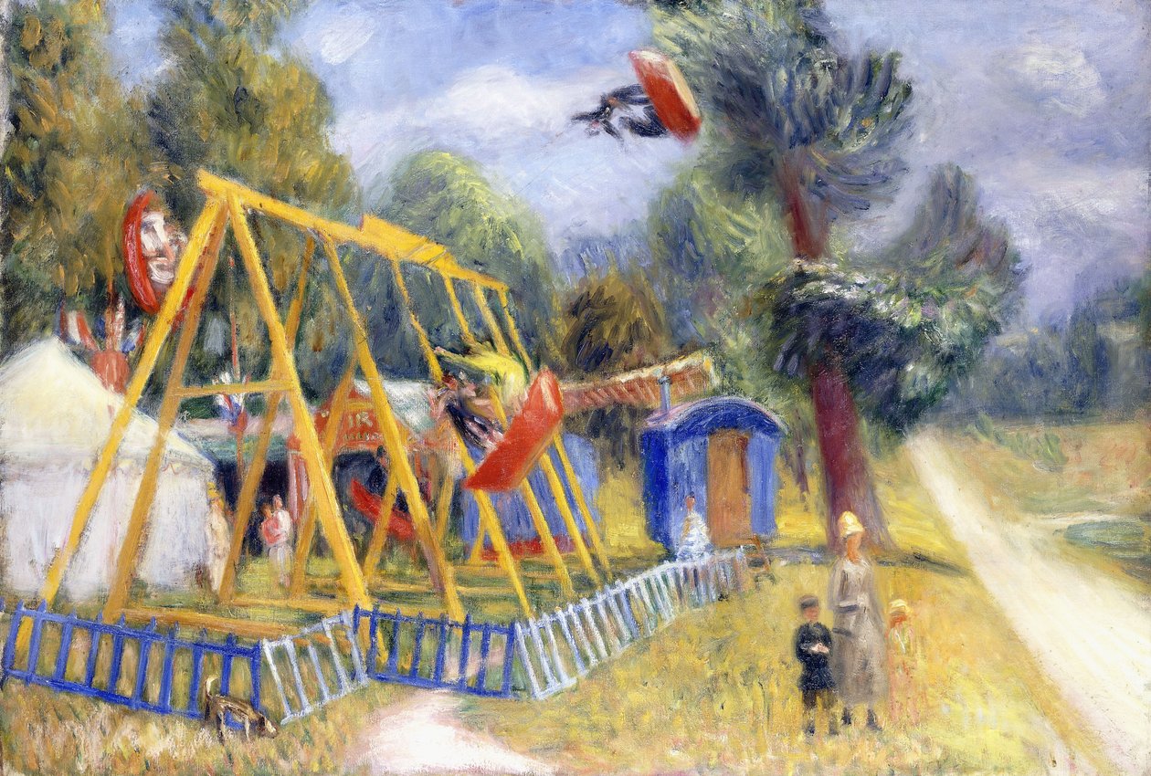 Franse kermis door William James Glackens