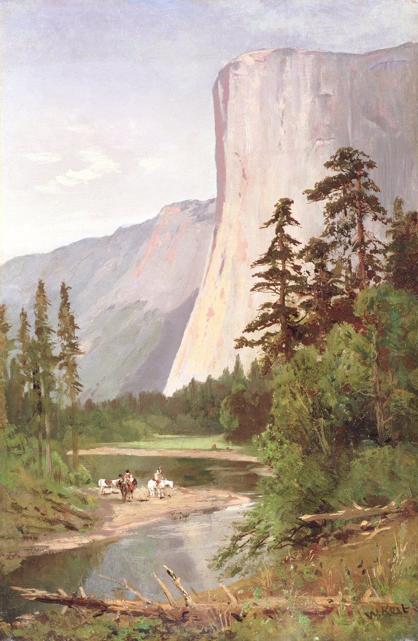 El Capitan, Yosemite Valley door William Keith