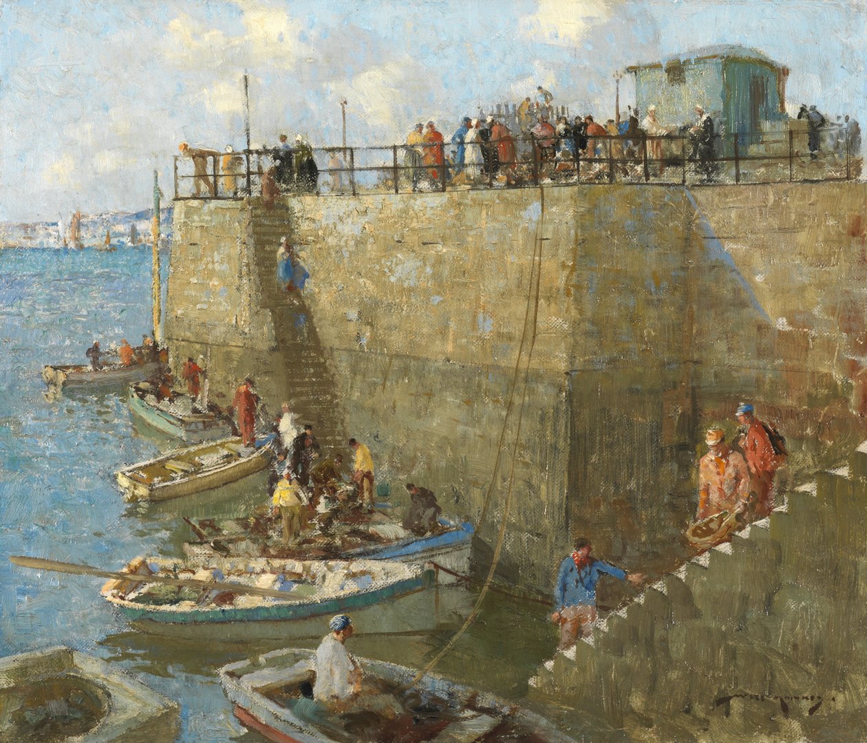 Kleine Vaartuigen, Concarneau door William Lee Hankey