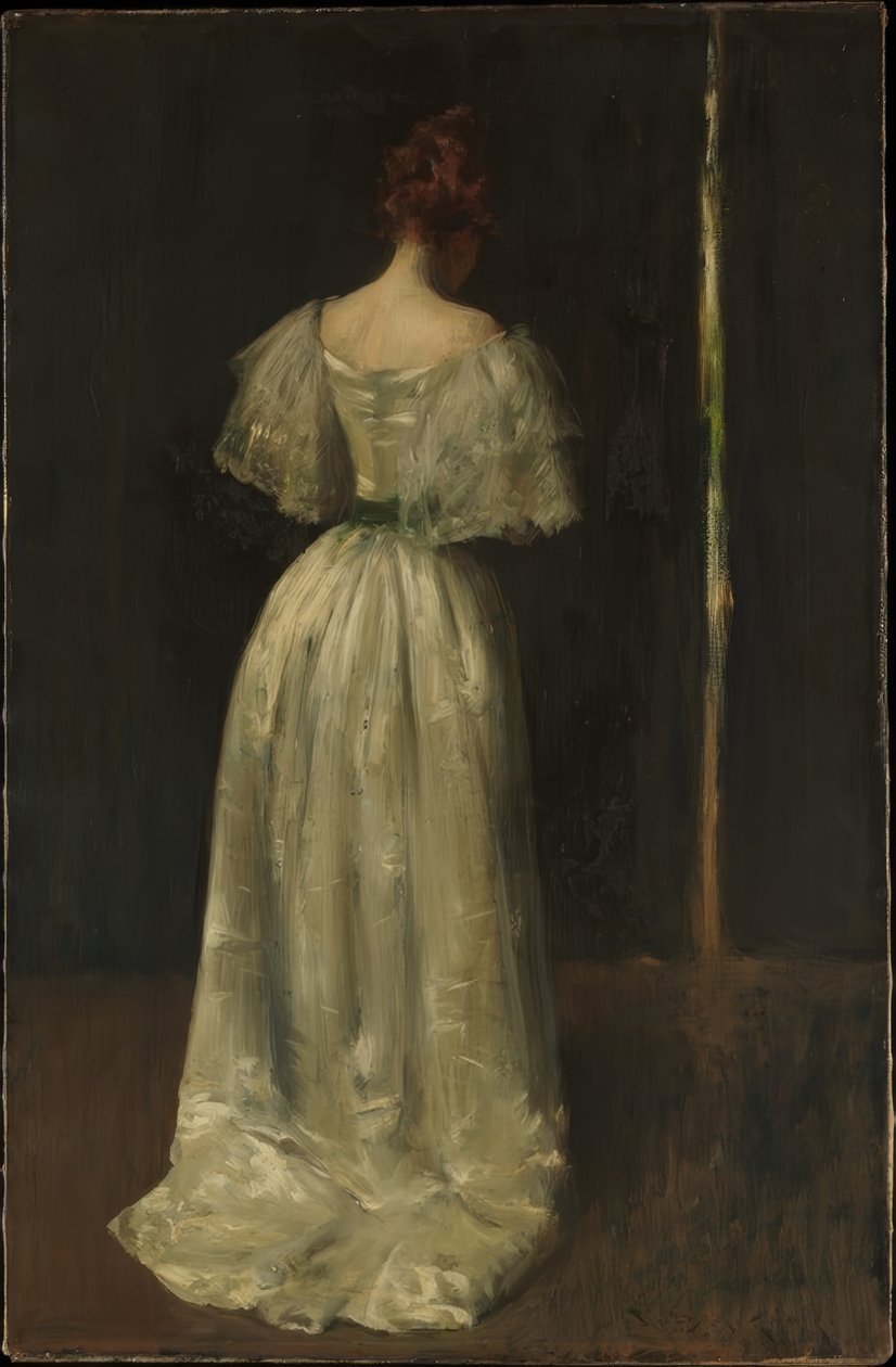 Dame uit de 17e eeuw door William Merritt Chase