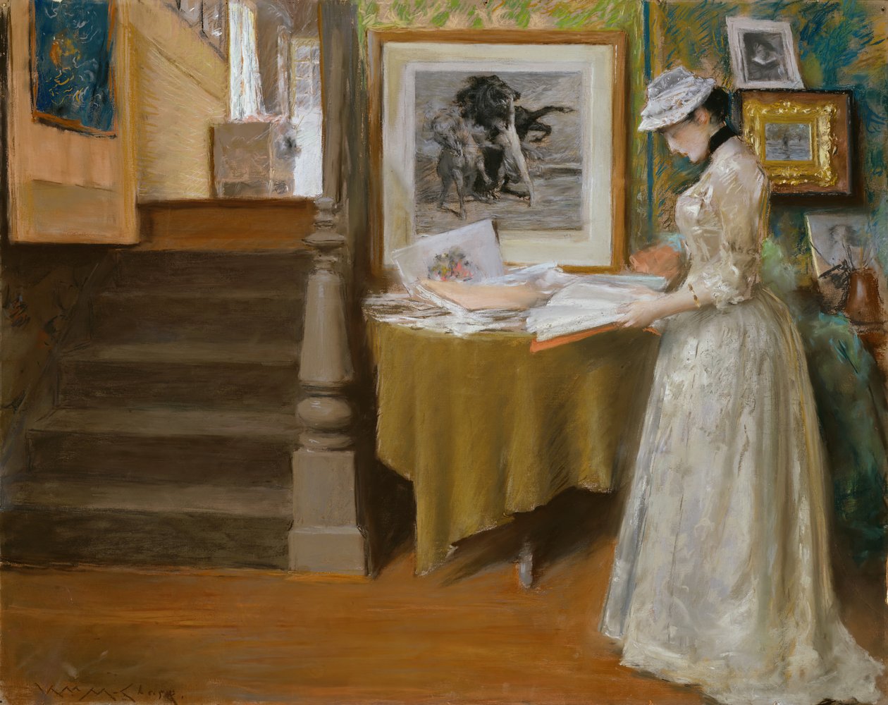 In het Atelier door William Merritt Chase