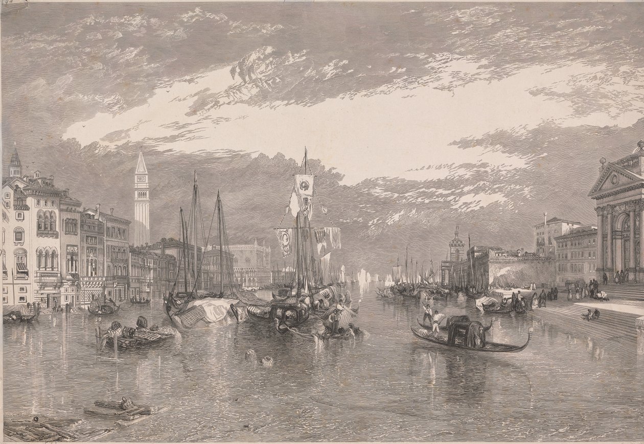 Het Grote Kanaal, Venetië door William Miller