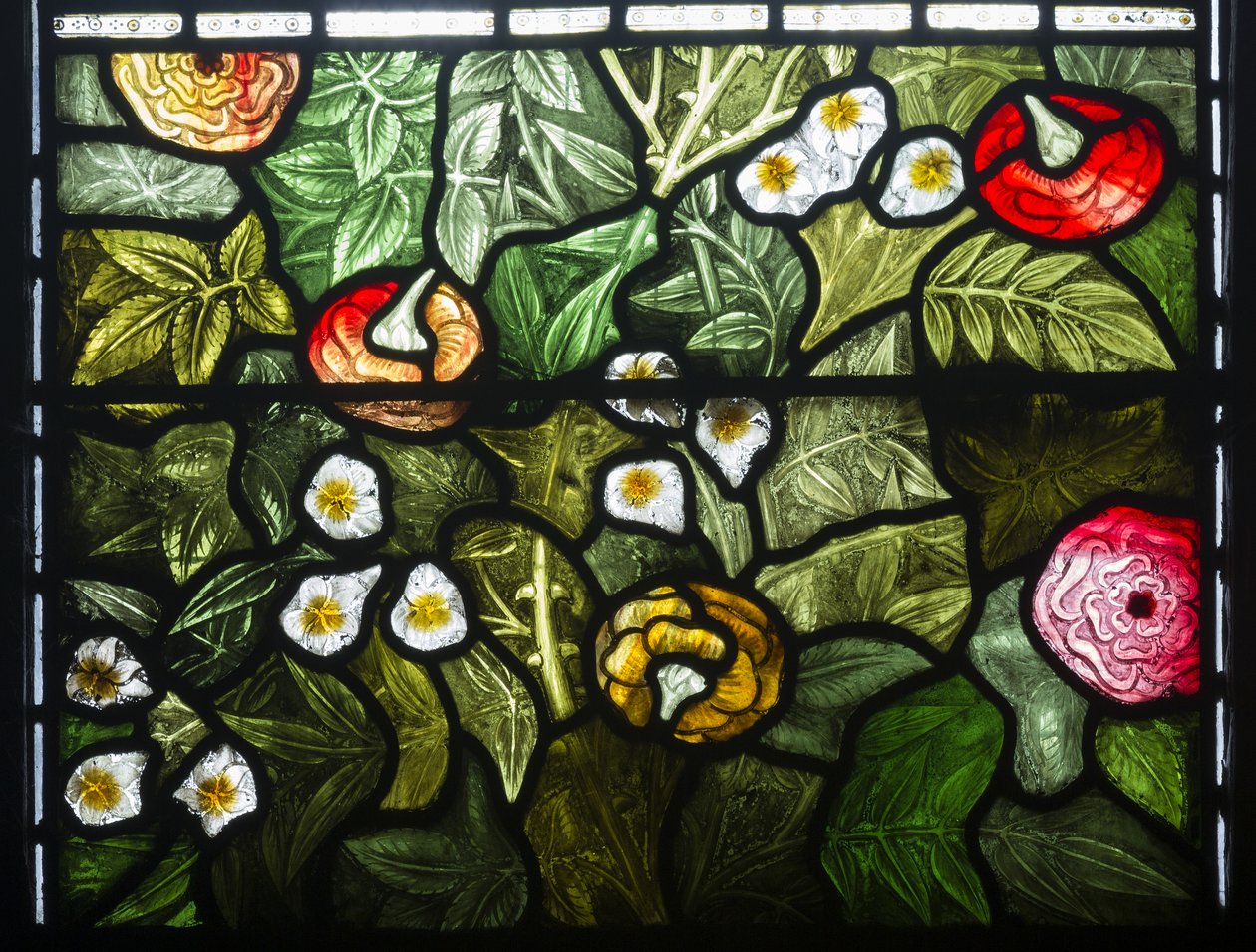 Bloemendetail door William Morris