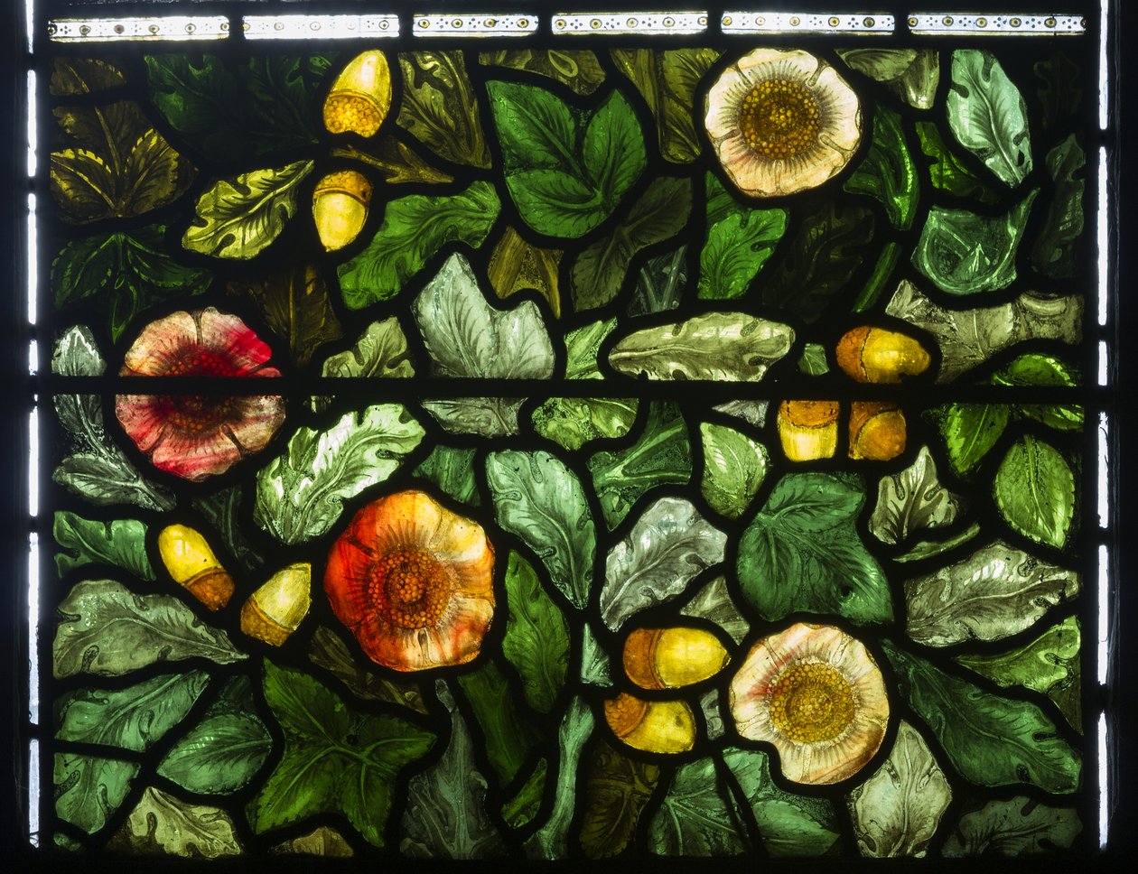 Bloemendetail door William Morris