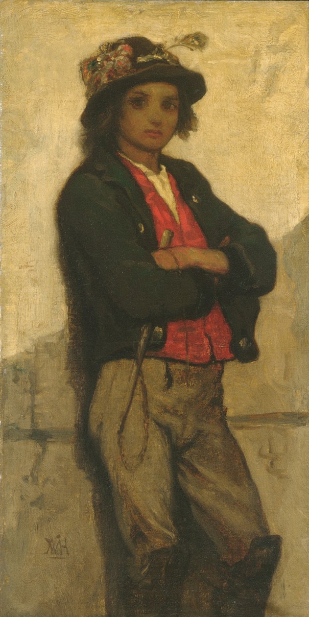 Italiaanse jongen door William Morris Hunt