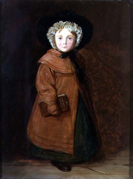 Mary Wright, de dochter van de timmerman door William Mulready