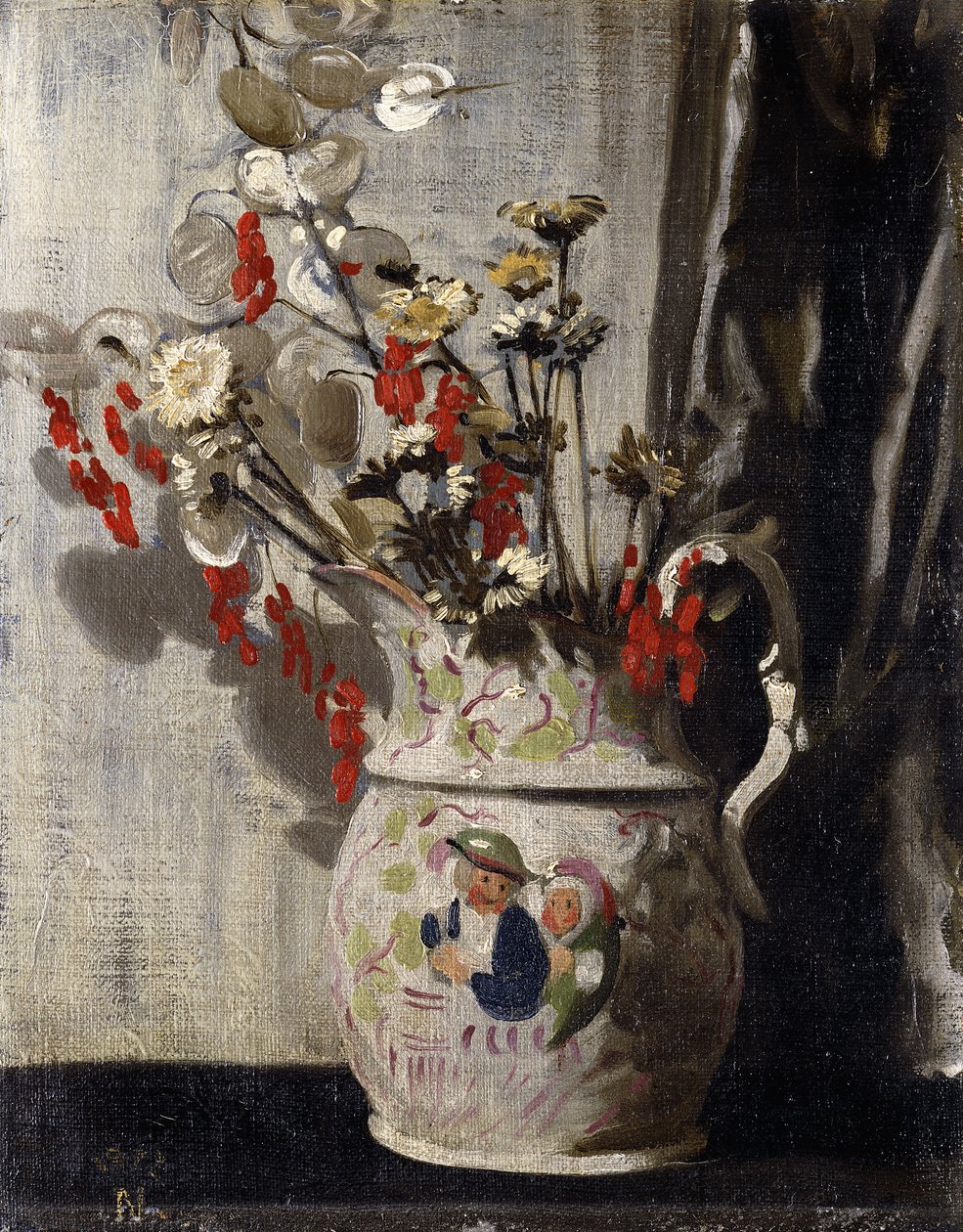 Een vaas met Judaspenning door William Nicholson
