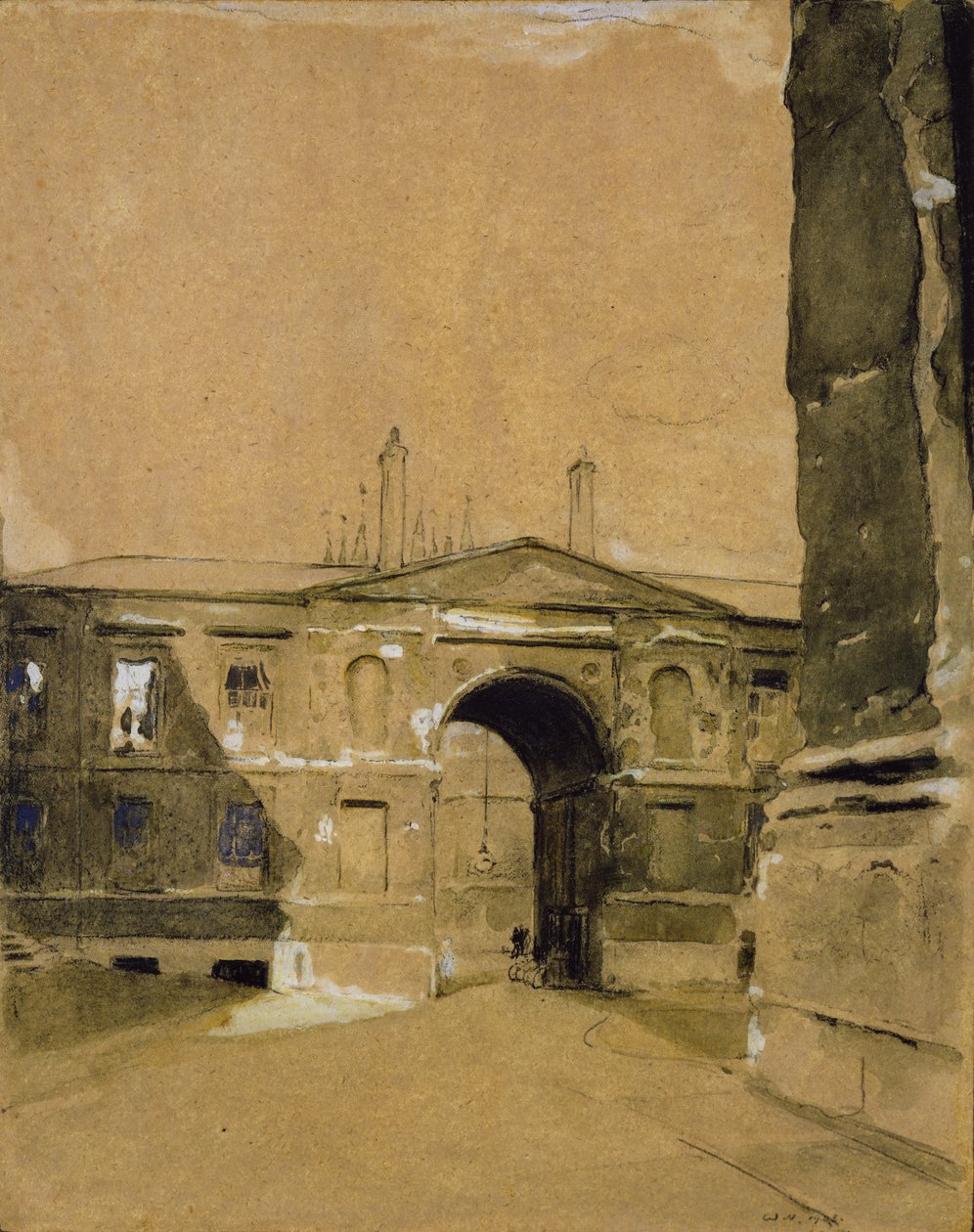 Canterbury Gate, Christ Church, Oxford door William Nicholson