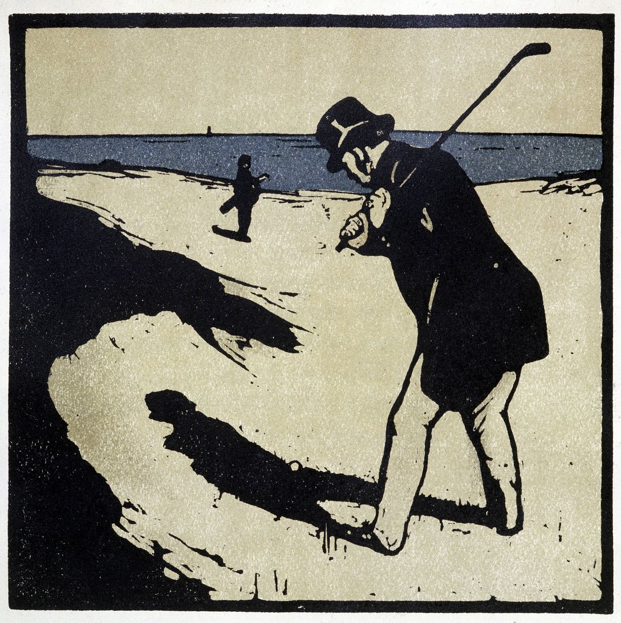 Golfspeler door William Nicholson