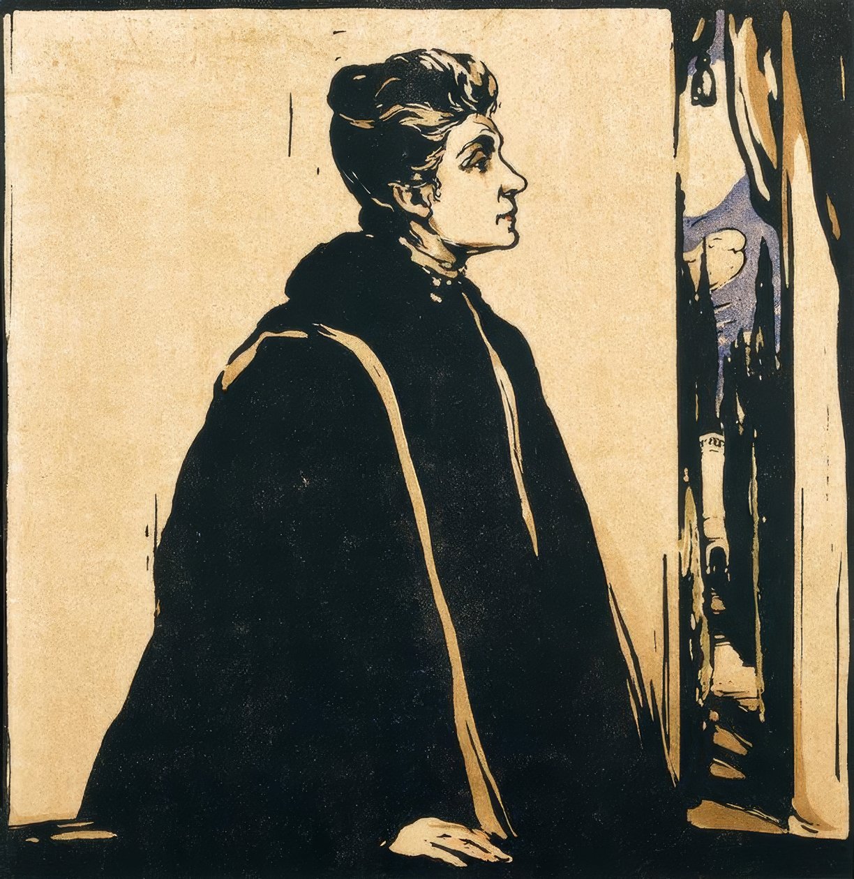Portret van Eleonora Duse door William Nicholson