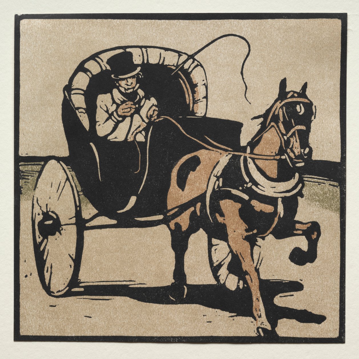 De Cabriolet door William Nicholson