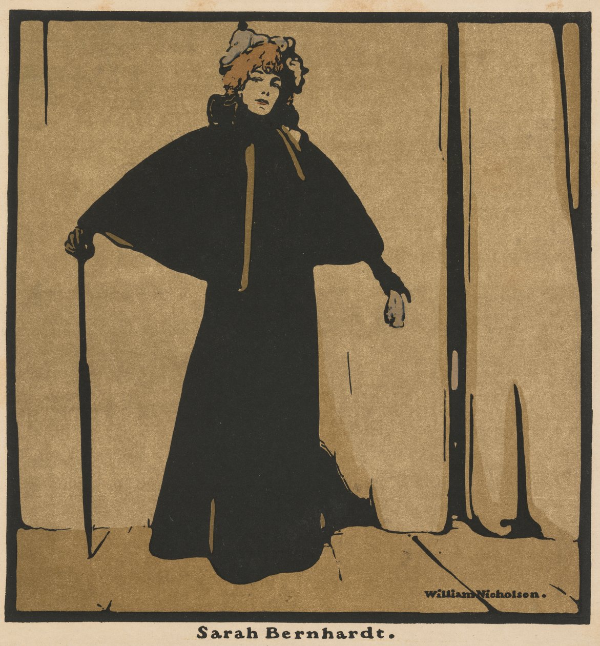 Twaalf Portretten: Sarah Bernhardt door William Nicholson