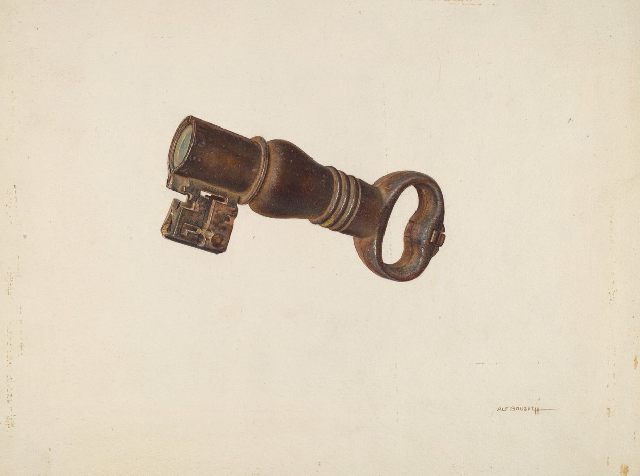 Sleutelbank, ca. 1940 door William O. Fletcher