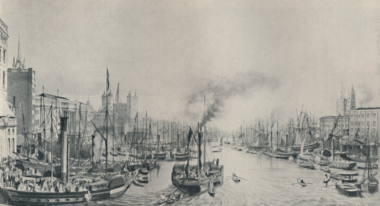 Het Zwembad: Stoomboottochten, 1841, 1920 door William Parrott