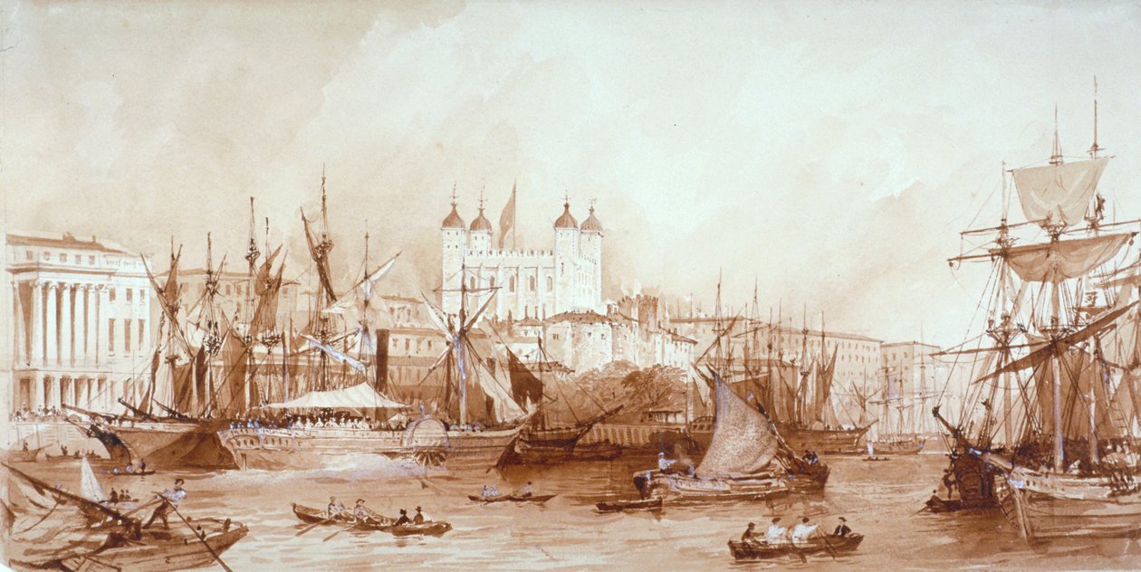 Tower of London, Stepney, Londen door William Parrott