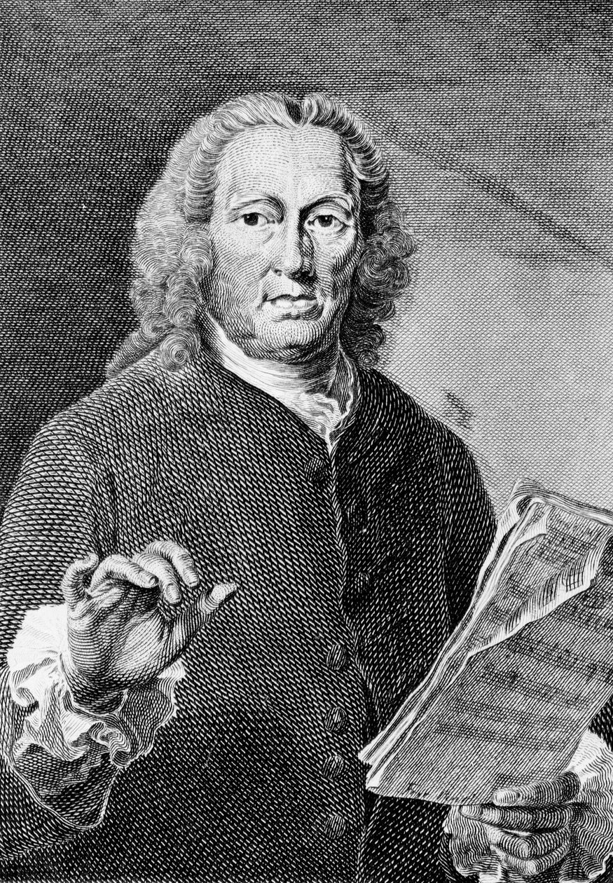 Richard Leveridge door William Pether