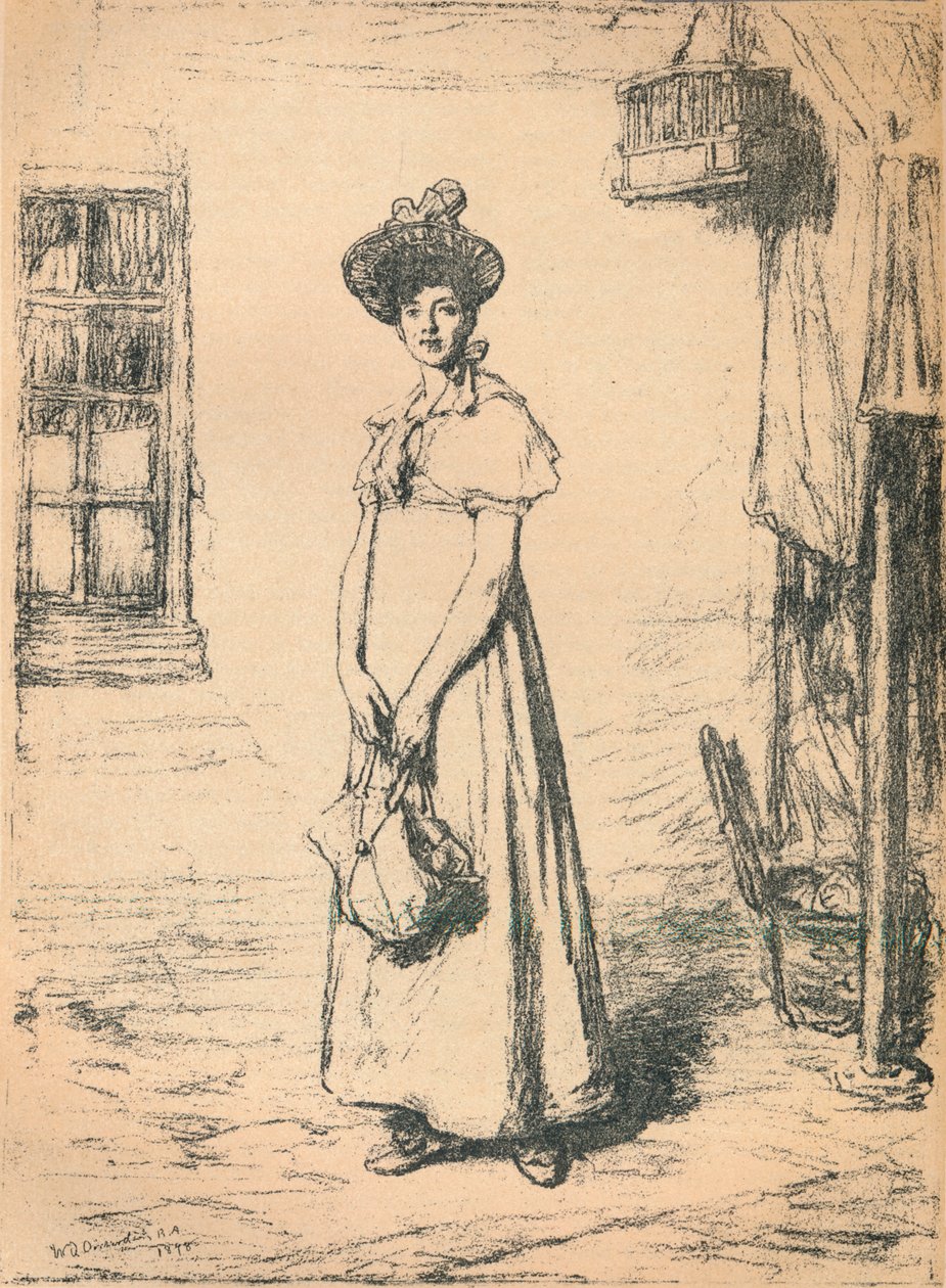 De Jonge Huisvrouw Studie, ca. 1878 door William Quiller Orchardson