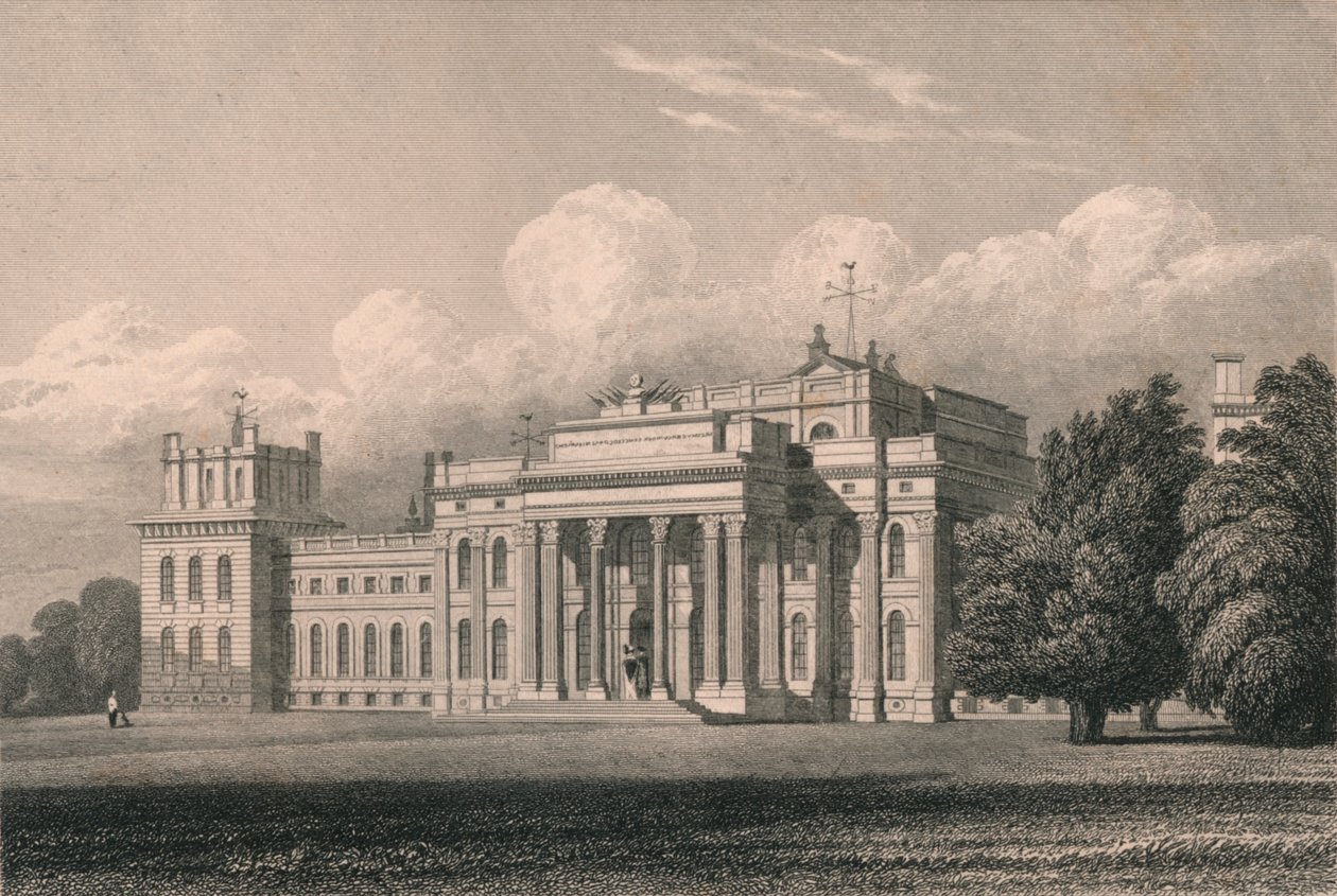 Blenheim, Zuidoostaanzicht, Oxfordshire, 1831 door William Radclyffe