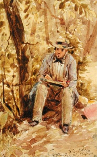 Zelfportret door William Rickarby Miller
