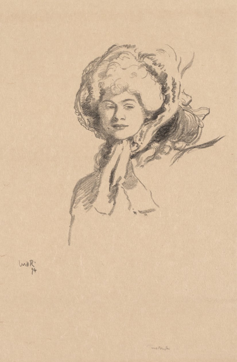 De Millamant of Hoed en Poeder door William Rothenstein