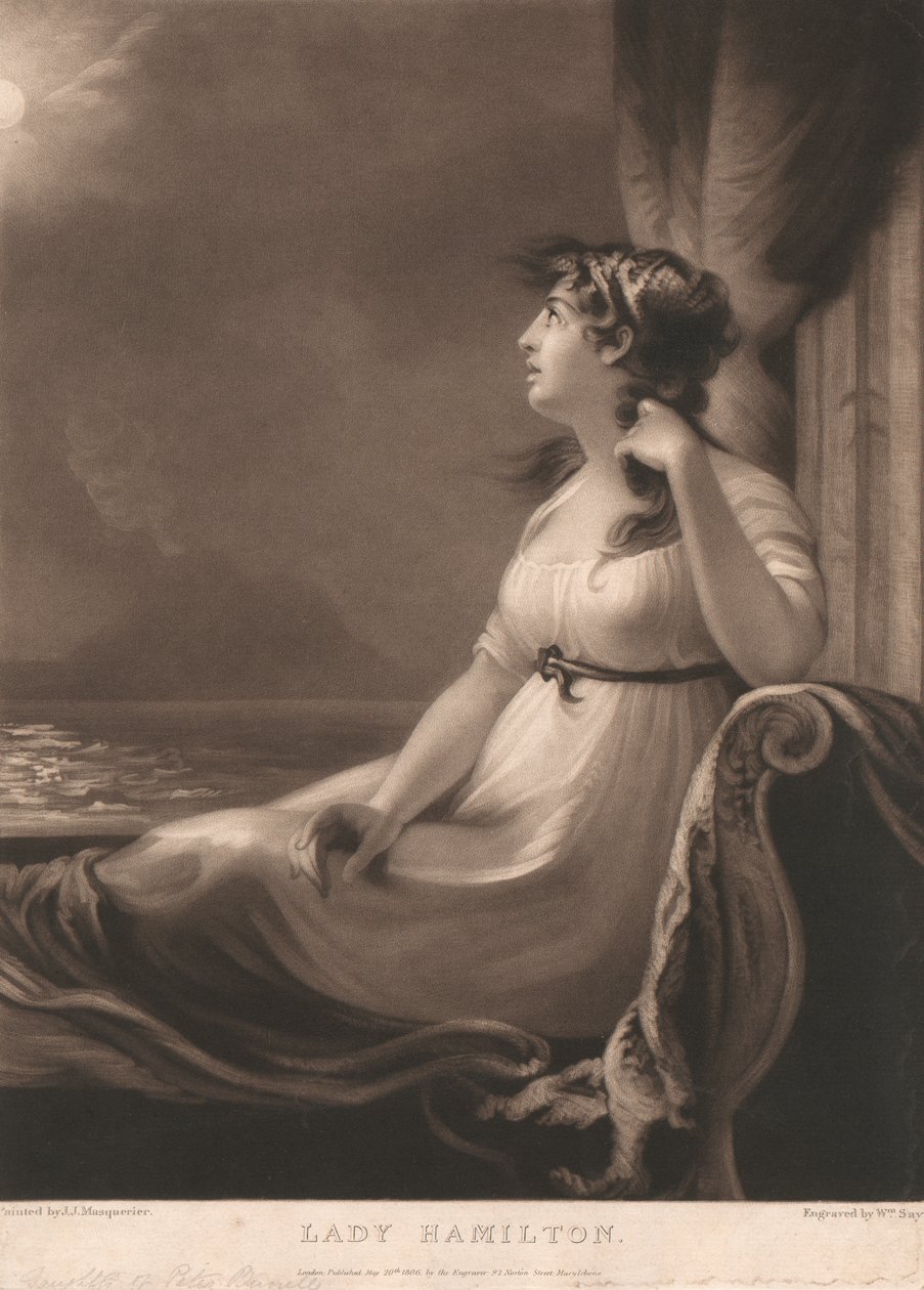 Lady Hamilton door William Say