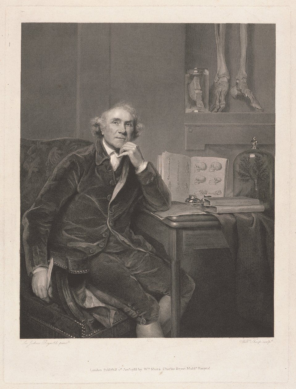John Hunter, F.R.S. door William Sharp