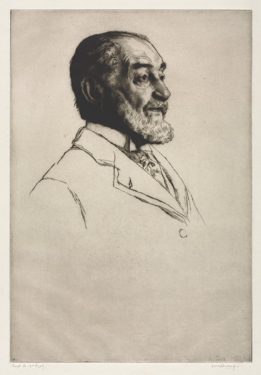 Frederick Harrison door William Strang