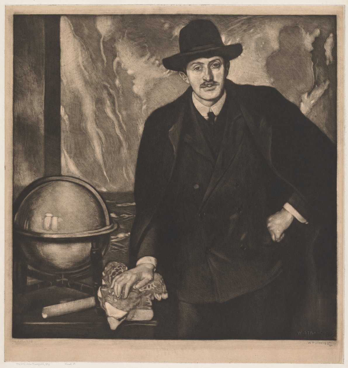 John Masefield door William Strang