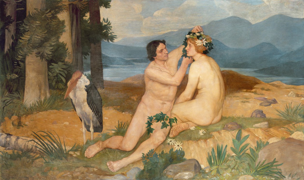 Paradijs, c.1895 door William Strang