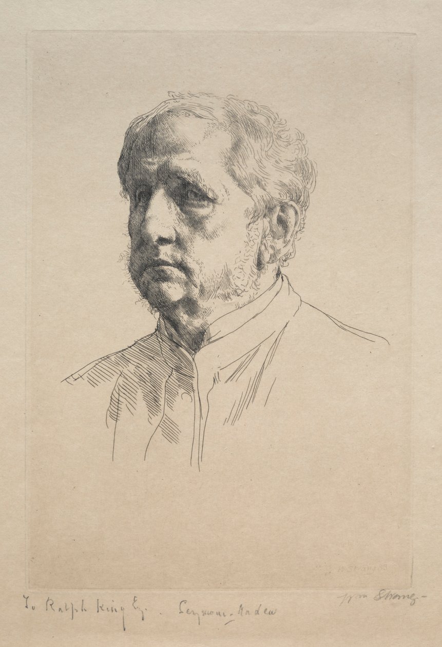 Sir Francis Seymour Haden door William Strang