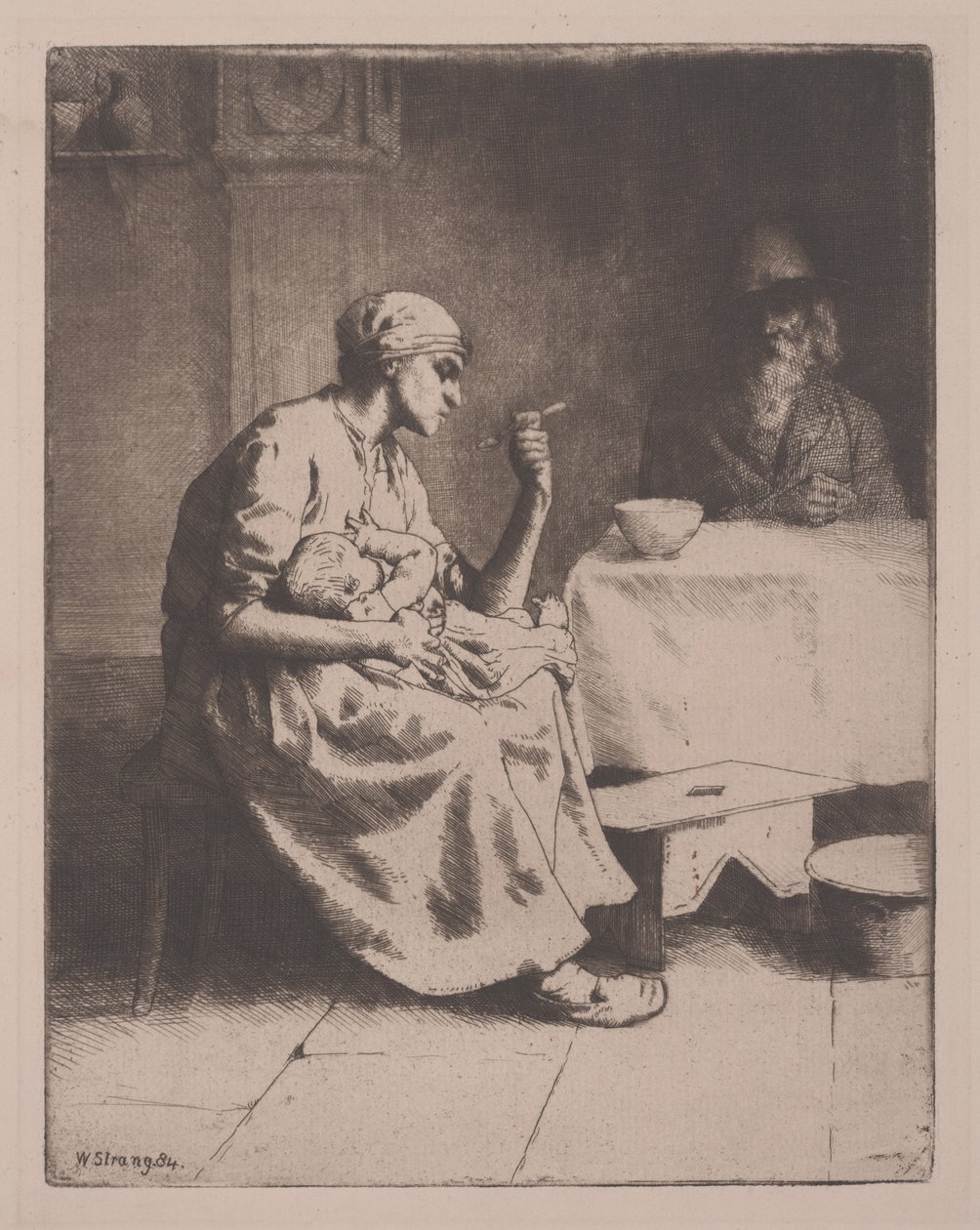 De moeder door William Strang