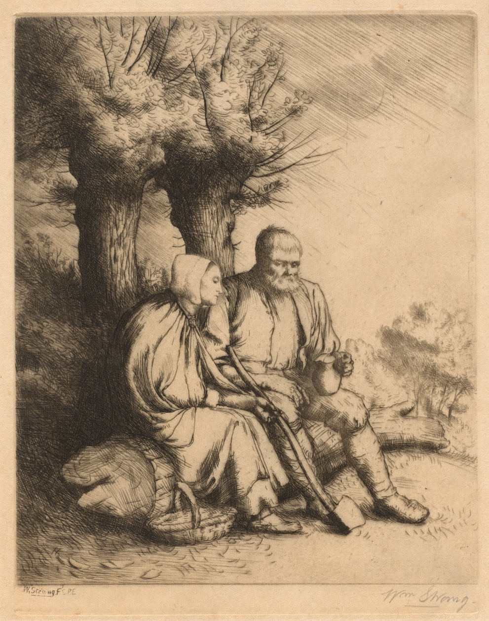 De Houthakker door William Strang