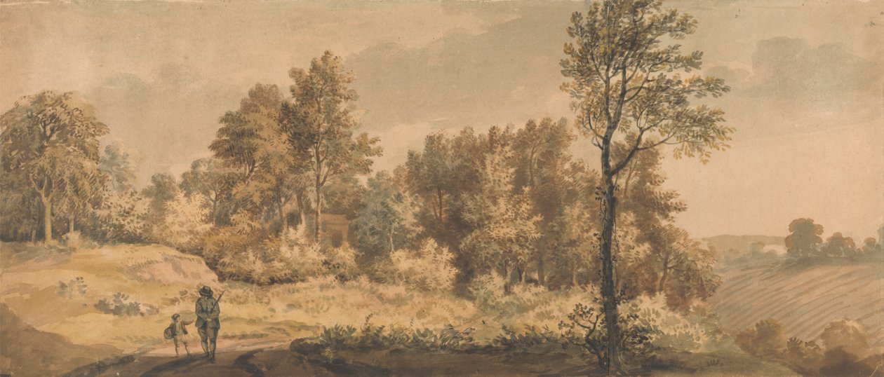 Landelijk landschap door William Taverner