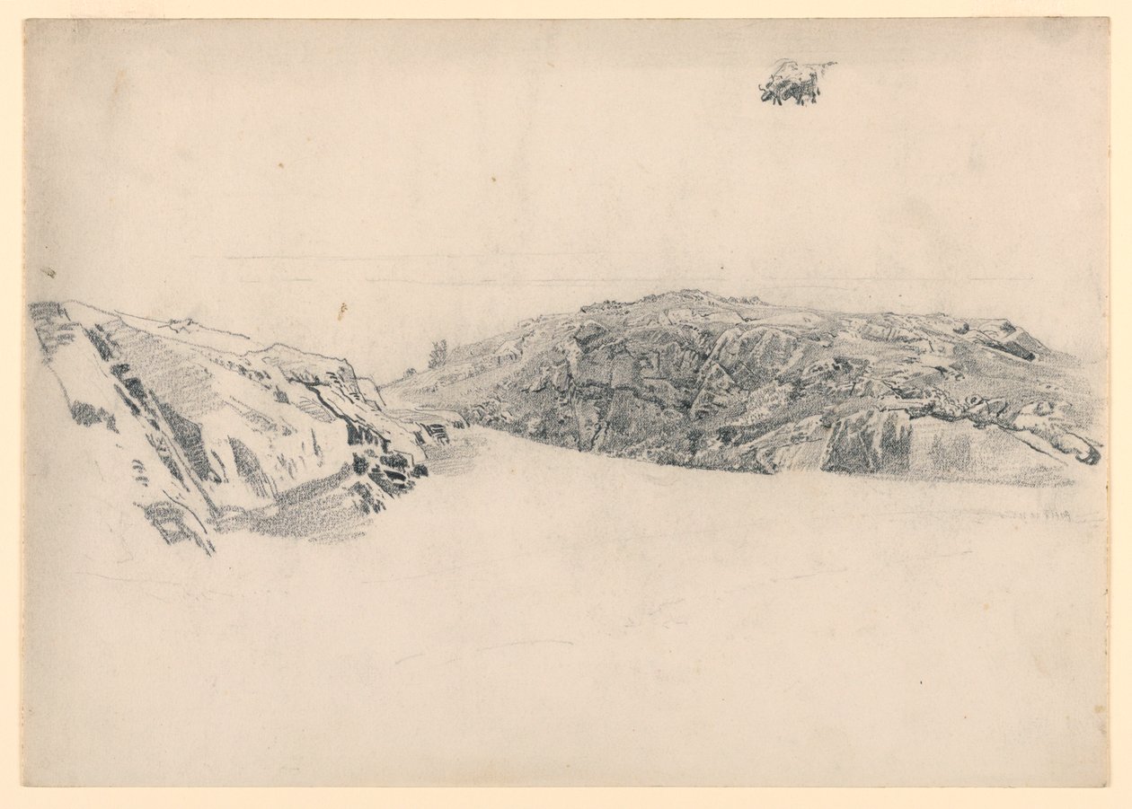 Studie van de kust, Rhode Island door William Trost Richards