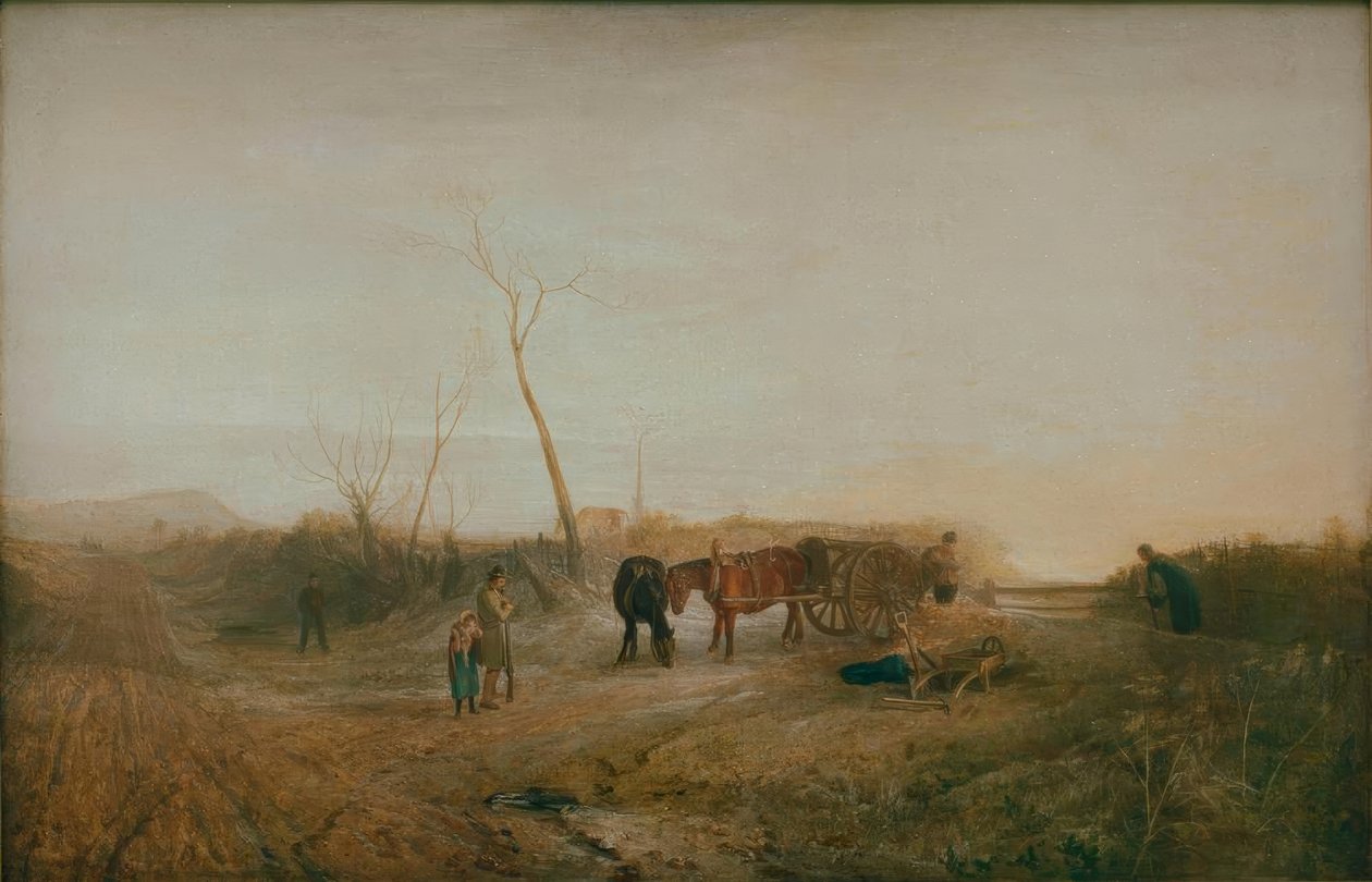 Frosty Morning door Joseph Mallord William Turner