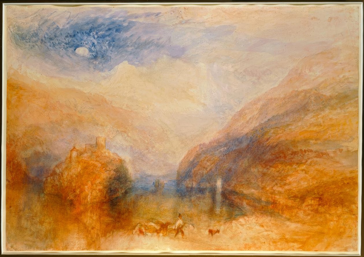 Meer van Brienz door Joseph Mallord William Turner