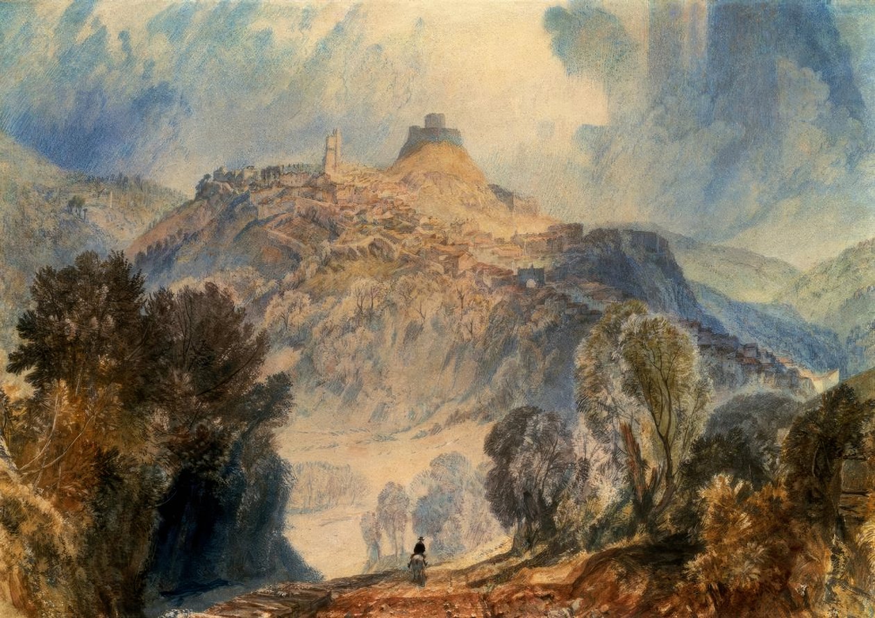 Launceston, Cornwall door Joseph Mallord William Turner