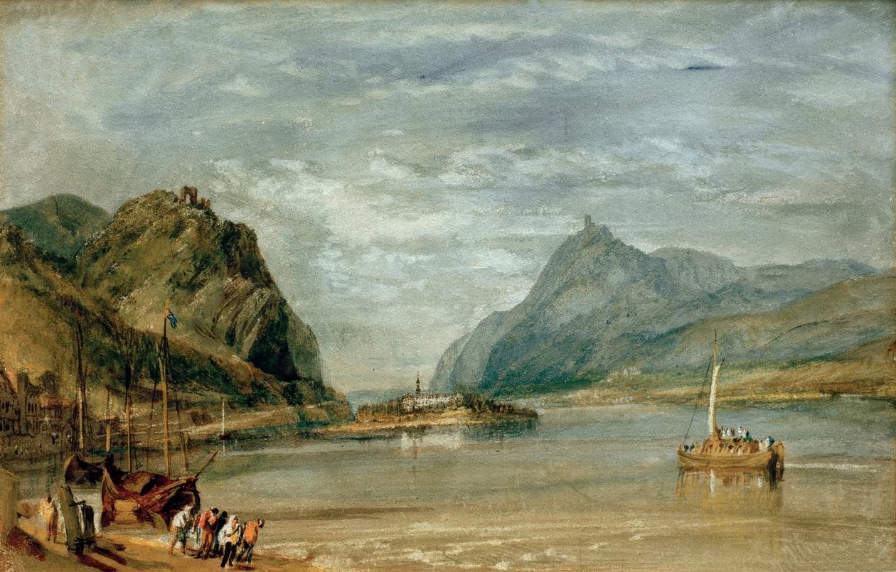 Rolandseck, Nonnenwerth en Drachenfels door Joseph Mallord William Turner