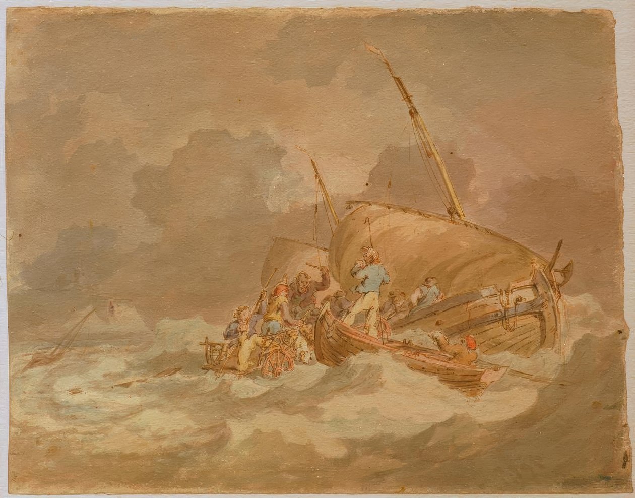 Zeelieden die Varkens aan Boord Brengen door Joseph Mallord William Turner