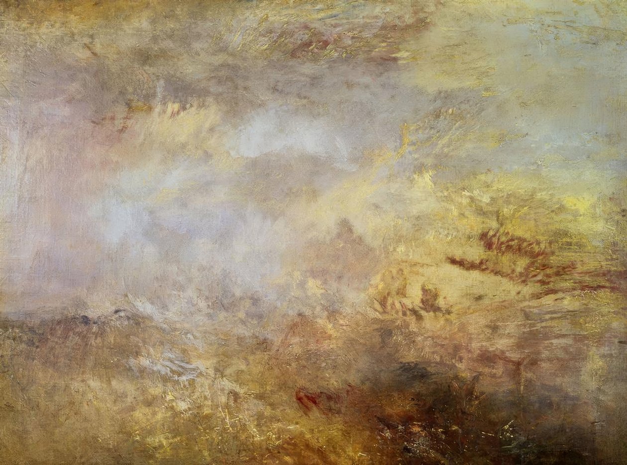 Storm op zee – 19e eeuw door Joseph Mallord William Turner