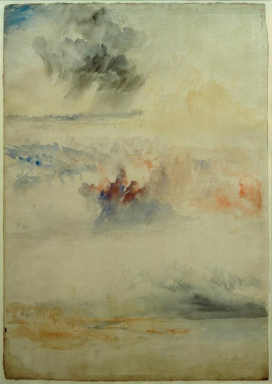 Drie wolkenstudies door Joseph Mallord William Turner