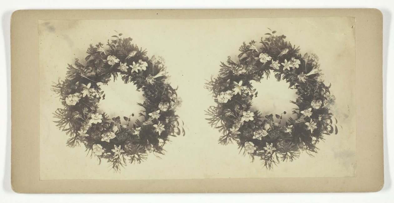 Zonder titel [krans], midden 19e eeuw door William W. Culver