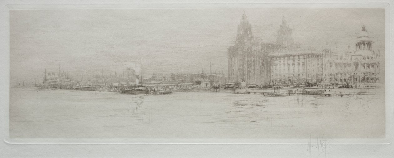 Slagaders van Groot-Brittannië: De Mersey door William Walcot