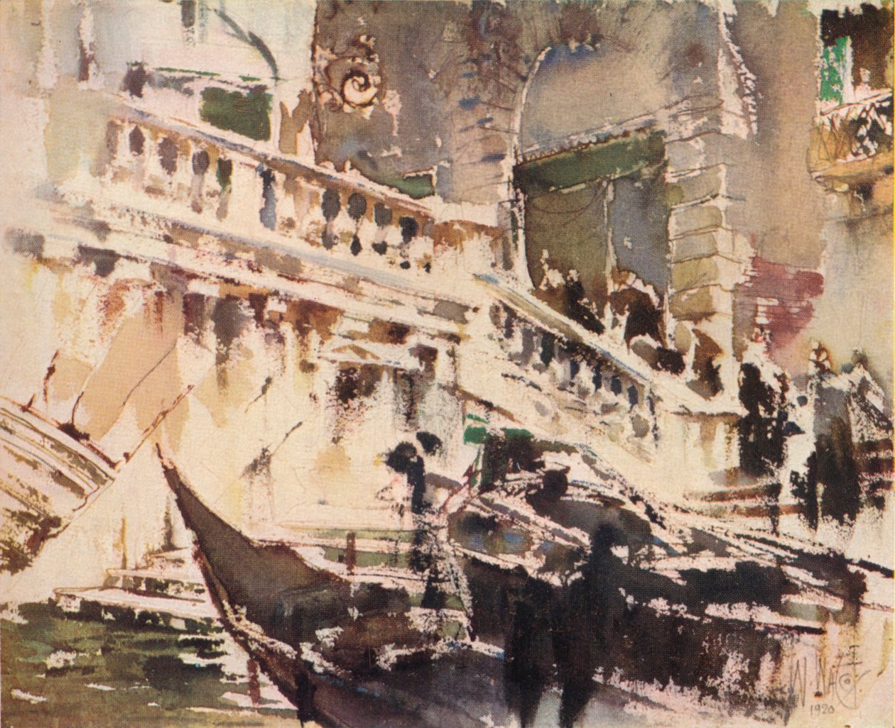 De Rialto, Venetië door William Walcot