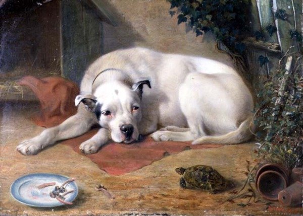 Een bezoeker door William Weekes